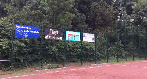 Banner Werbung an Baustellen, Gerüsten oder Zäunen - 08